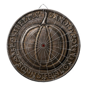 Antique Pumpkin Coin Dartboard