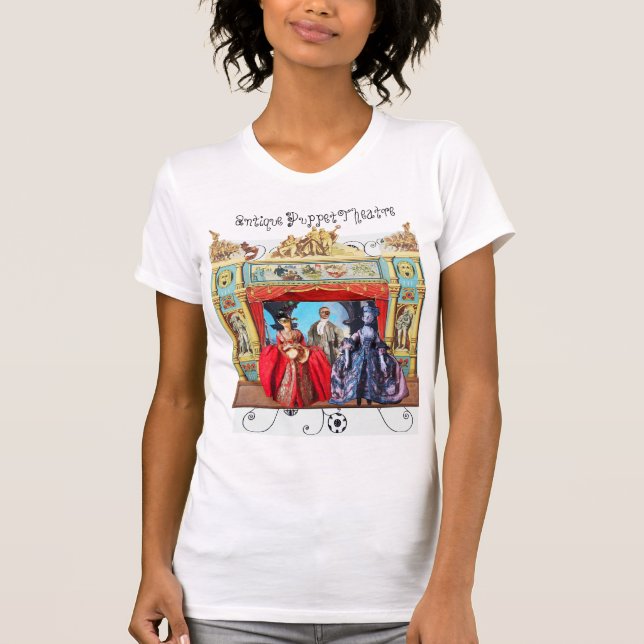 ANTIQUE PUPPET THEATRE, PUPPETS IN MASQUERADE T-Shirt (Front)