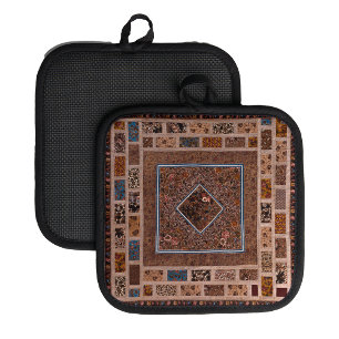 Antique Quilt Pot Holder