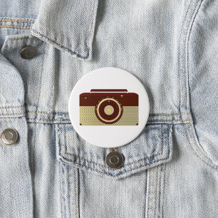 Antique Radio 7.5 Cm Round Badge