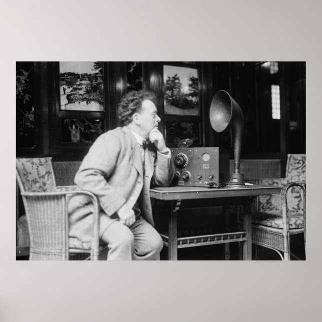 Antique Radio, early 1900s Poster (Front)