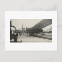 Antique Real Photo WWII B-29 Bomber