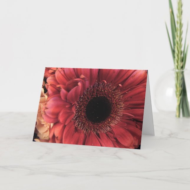 Antique Red - Birthday Card (Front)