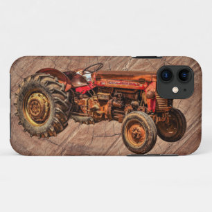 Antique Red Tractor Case-Mate iPhone Case