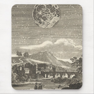 Antique Renaissance Era Moon by Allain Mallet Mouse Pad
