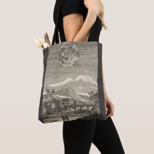 Antique Renaissance Era Moon by Allain Mallet Tote Bag
