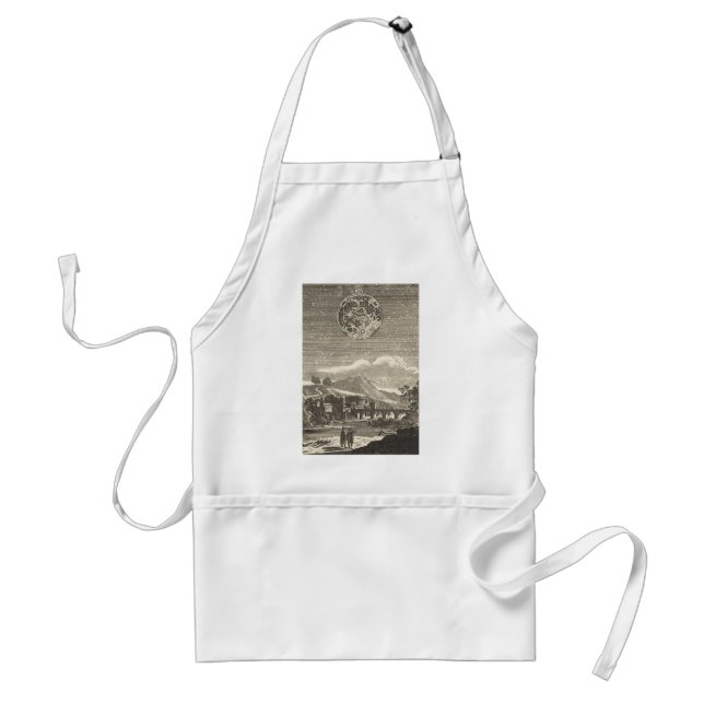 Antique Renaissance Moon by Allain Mallet Standard Apron (Front)