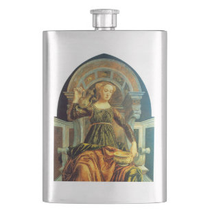 ANTIQUE RENAISSANCE TAROT 14 -TEMPERANCE HIP FLASK