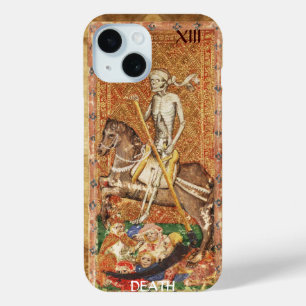 ANTIQUE RENAISSANCE TAROTS 13 / DEATH iPhone 15 CASE