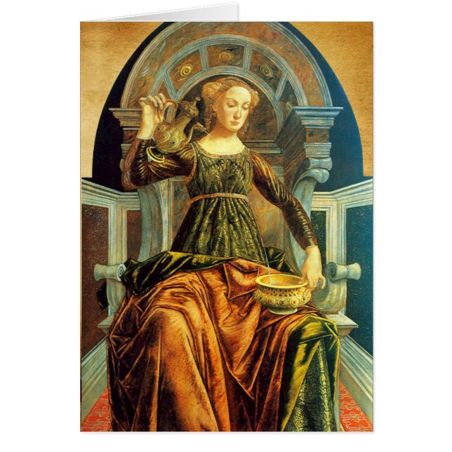 ANTIQUE RENAISSANCE TAROTS 14 / TEMPERANCE (Front)