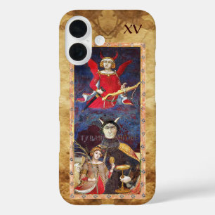 ANTIQUE RENAISSANCE TAROTS 15 / THE DEVIL iPhone 16 CASE