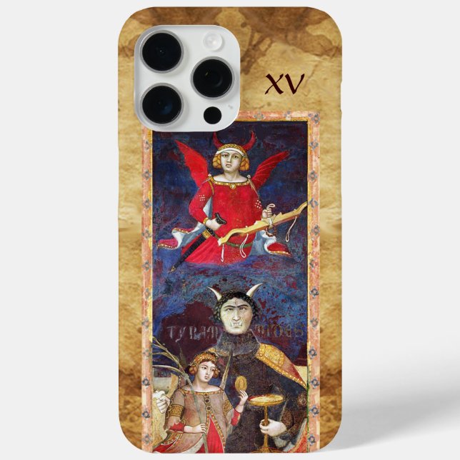 ANTIQUE RENAISSANCE TAROTS 15 / THE DEVIL Case-Mate iPhone CASE (Back)