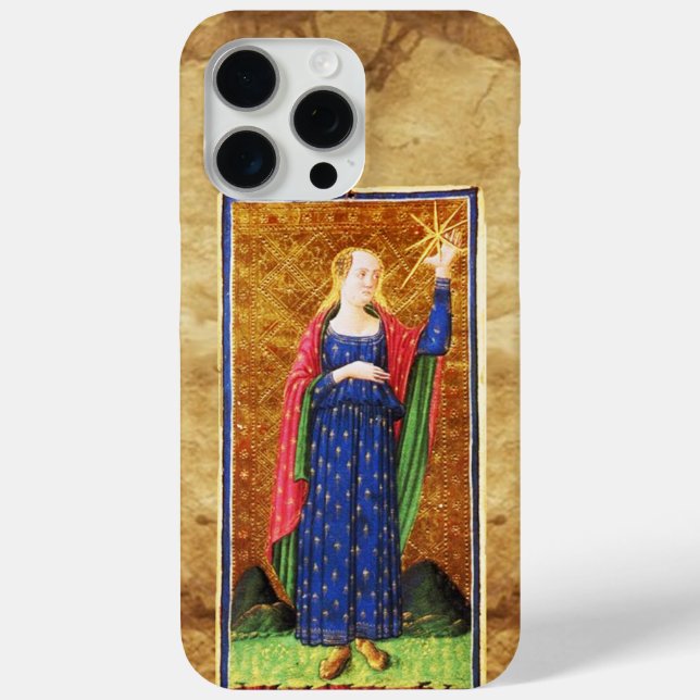 ANTIQUE RENAISSANCE TAROTS 17 / THE STAR Case-Mate iPhone CASE (Back)