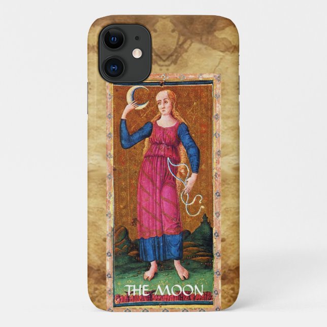 ANTIQUE RENAISSANCE TAROTS 18 / THE MOON Case-Mate iPhone CASE (Back)