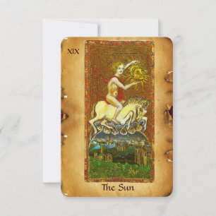 ANTIQUE RENAISSANCE TAROTS 19 / THE SUN ANNOUNCEMENT
