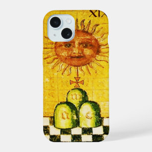 ANTIQUE RENAISSANCE TAROTS 19 / THE SUN iPhone 15 CASE