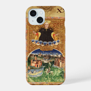 ANTIQUE RENAISSANCE TAROTS 21 / THE WORLD iPhone 15 CASE