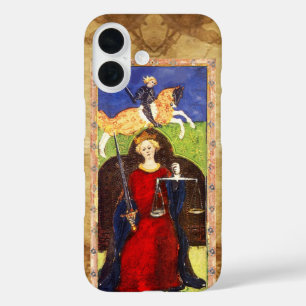 ANTIQUE RENAISSANCE TAROTS 8 / JUSTICE iPhone 16 CASE