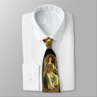 ANTIQUE RENAISSANCE TAROTS 8/ JUSTICE TIE