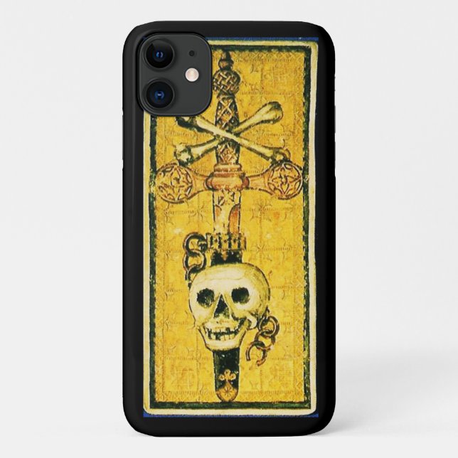ANTIQUE RENAISSANCE TAROTS / ACE OF SWORDS Case-Mate iPhone CASE (Back)