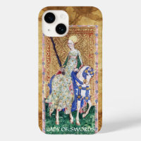 ANTIQUE RENAISSANCE TAROTS / LADY OF SWORDS