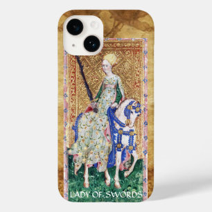 ANTIQUE RENAISSANCE TAROTS  / LADY OF SWORDS Case-Mate iPhone 14 CASE