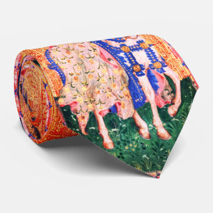 ANTIQUE RENAISSANCE TAROTS  / LADY OF SWORDS TIE