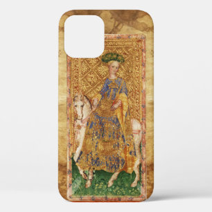 ANTIQUE RENAISSANCE TAROTS  / LADY OF WANDS iPhone 12 CASE