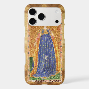 ANTIQUE RENAISSANCE TAROTS / MAID OF WANDS
