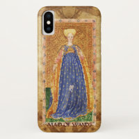 ANTIQUE RENAISSANCE TAROTS / MAID OF WANDS