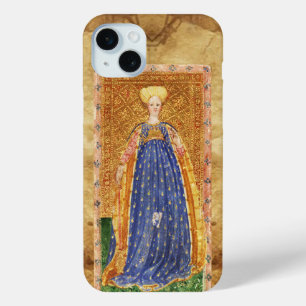 ANTIQUE RENAISSANCE TAROTS / MAID OF WANDS iPhone 15 MINI CASE