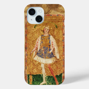 ANTIQUE RENAISSANCE TAROTS / PAGE OF WANDS iPhone 15 CASE