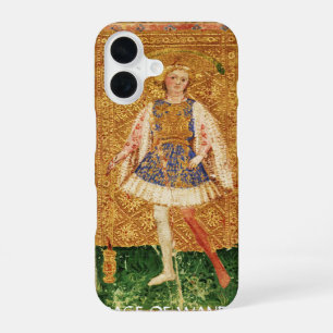 ANTIQUE RENAISSANCE TAROTS / PAGE OF WANDS iPhone 16 CASE