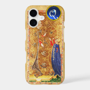 ANTIQUE RENAISSANCE TAROTS,QUEEN OF COINS Monogram