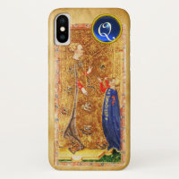 ANTIQUE RENAISSANCE TAROTS,QUEEN OF COINS Monogram