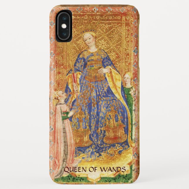 ANTIQUE RENAISSANCE TAROTS  / QUEEN OF WANDS Case-Mate iPhone CASE (Back)