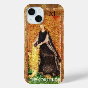 ANTIQUE RENAISSANCE TAROTS THE FORTITUDE- STRENGHT iPhone 15 CASE