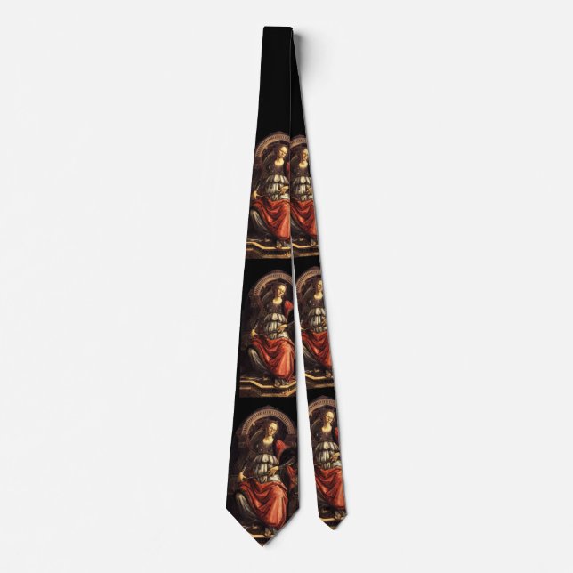 ANTIQUE RENAISSANCE TAROTS THE FORTITUDE- STRENGHT TIE (Front)