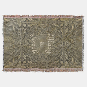 Antique / Retro / Vintage Design + your ideas Throw Blanket