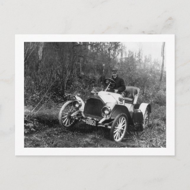 Antique Roadster, 1911 Postcard (Front)