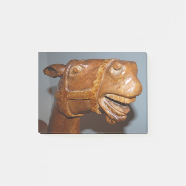Antique Rocking Horse Post-it Notes (Front)