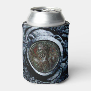 ANTIQUE ROMAN BRONZE MEDALLION ,Silver Griffins Can Cooler
