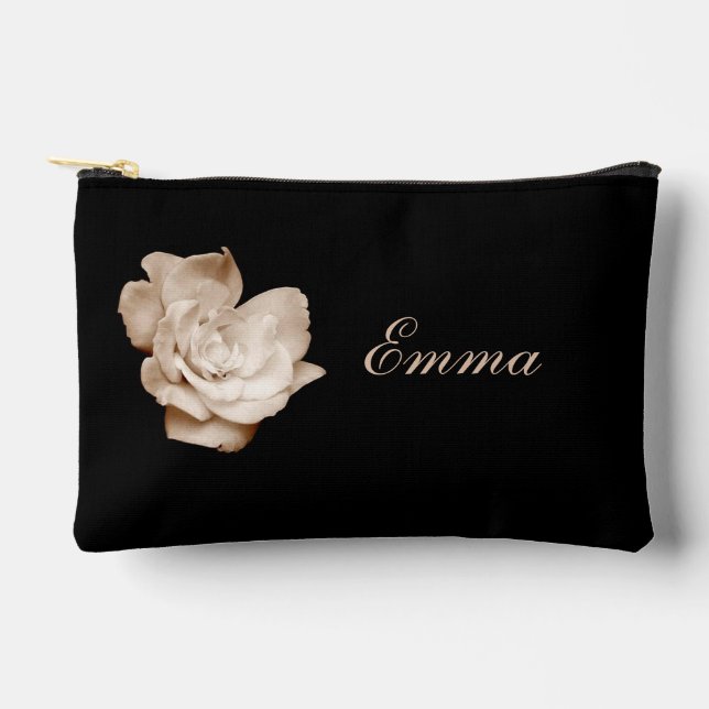 'Antique Rose' Small Accessory Bag (Front)
