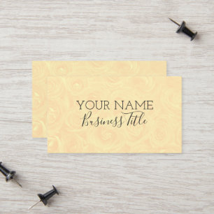 Antique Roses Trendy Name Business Title, ZEA Calling Card