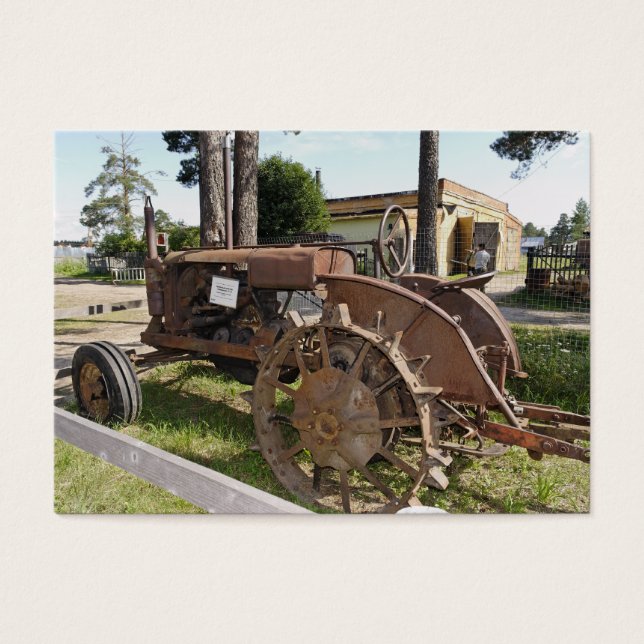 Antique Russian tractor (Front)