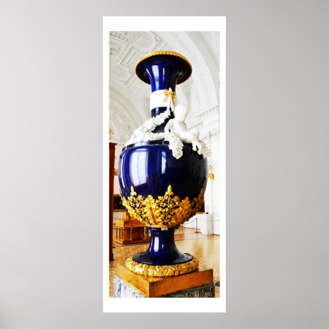Antique Russian vase Poster (Front)