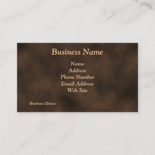 Antique Rustic Metal-Look Business Cards