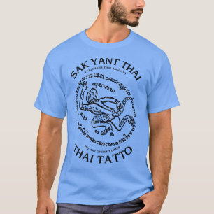 Antique Sak Yant Muay Thai Monkey T-Shirt