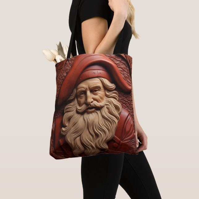 Antique Santa Claus Tote Bag (Close Up)