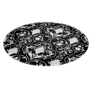 Antique scroll wallpaper 2 cutting board